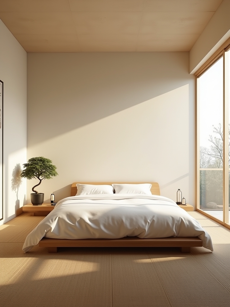 serene japanese zen bedroom