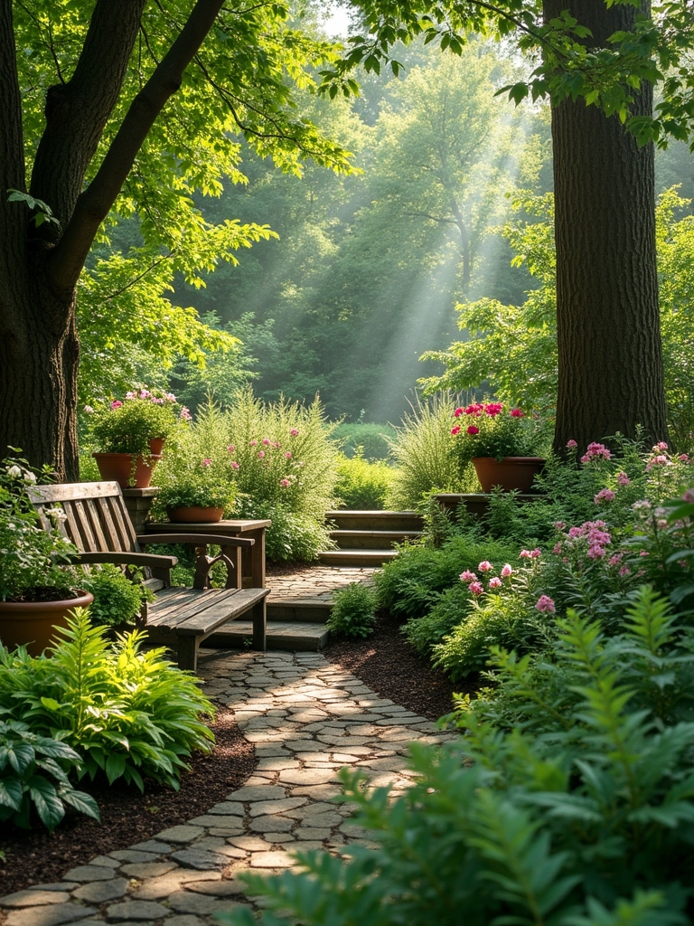 shade garden creativity ideas