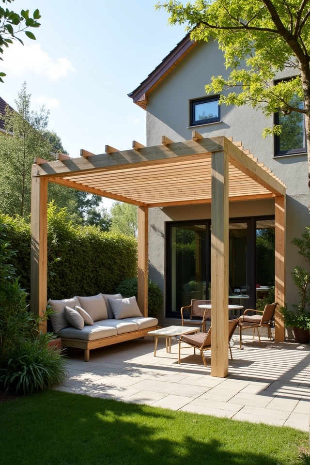 sleek contemporary outdoor design