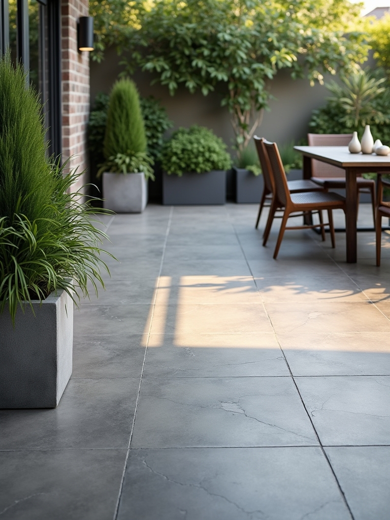 sleek large format tiles