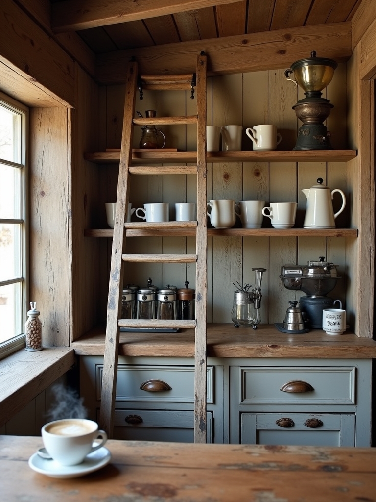 sliding ladder for accessibility