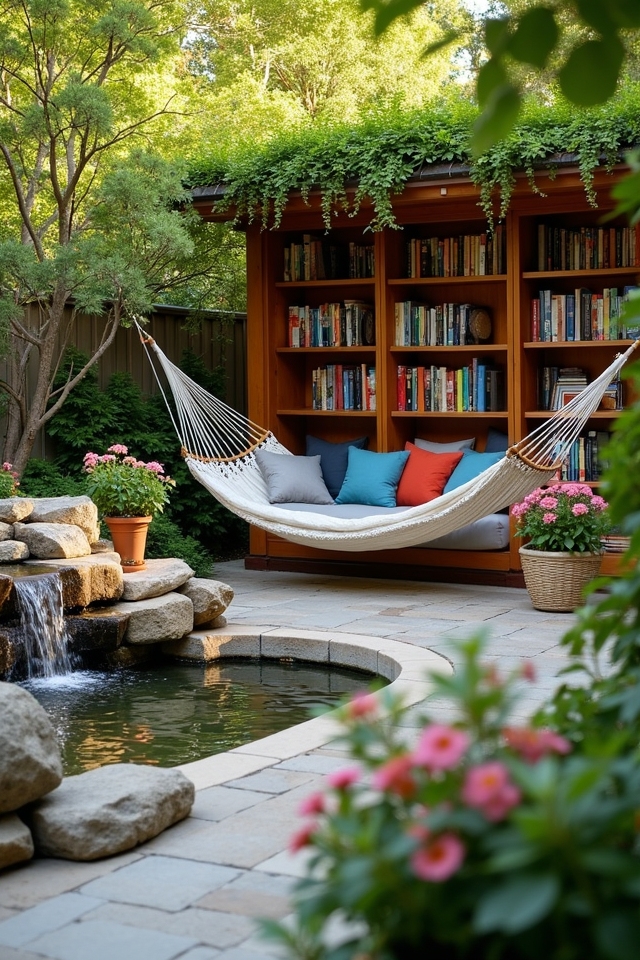soothing water feature benefits