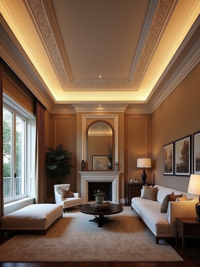 sophisticated layered ceiling designs