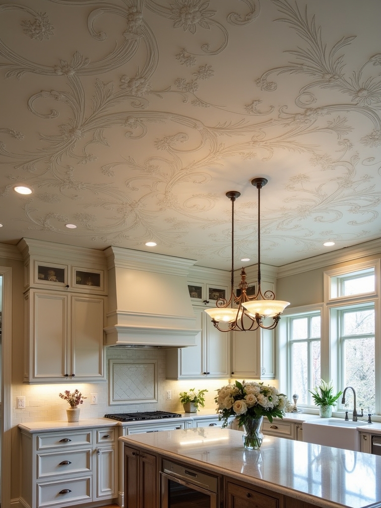 stenciled patterns for ceilings