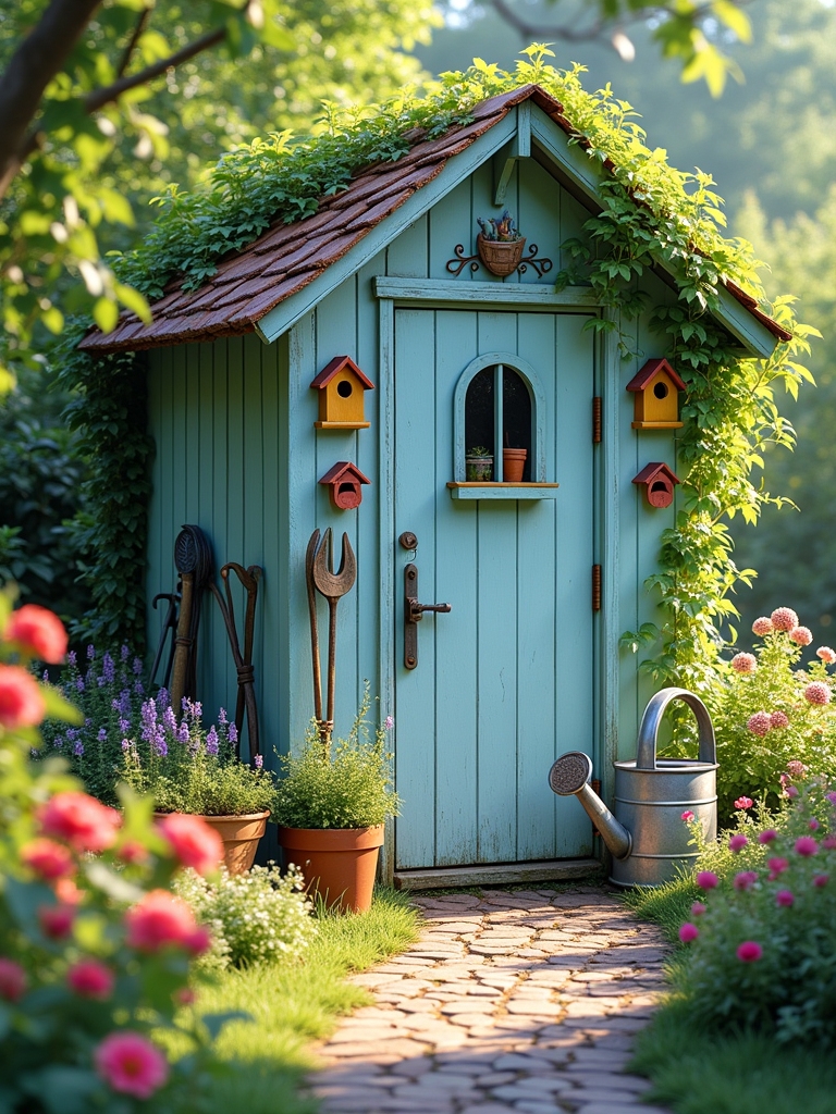 stylish garden tool organization