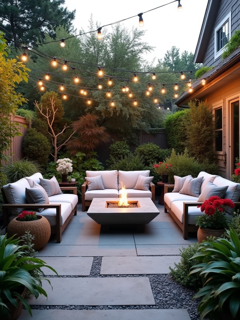 stylish outdoor entertaining elements