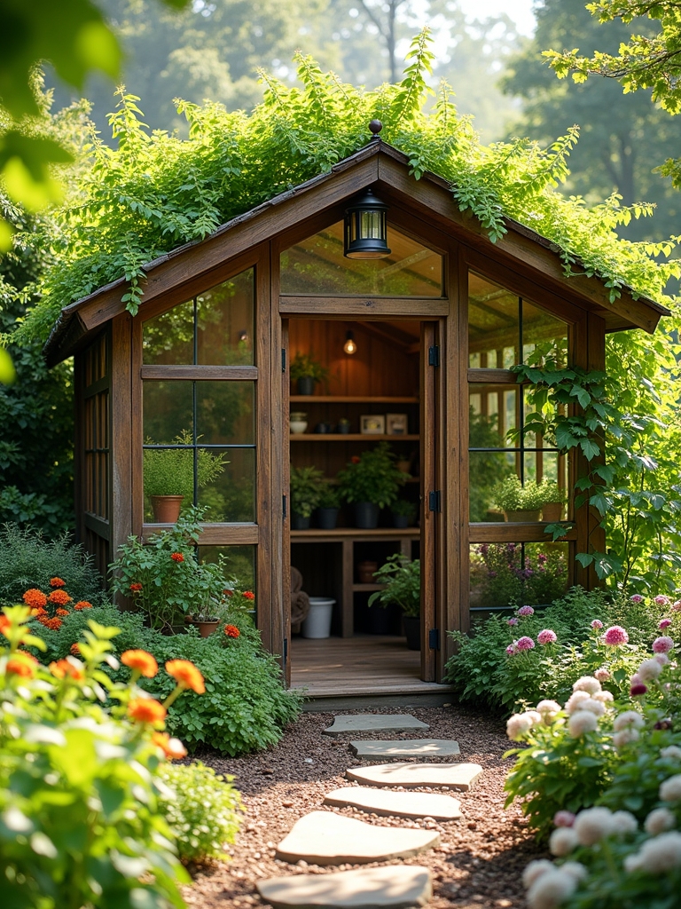 sustainable greenhouse for gardening