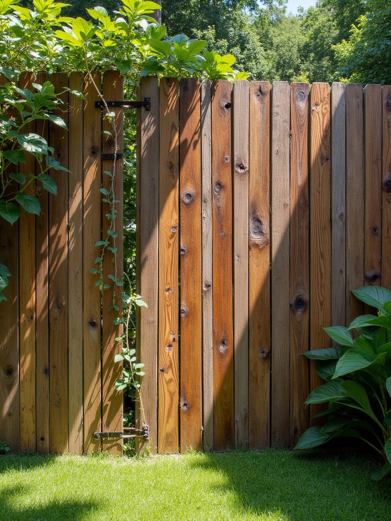 sustainable stylish reclaimed fencing