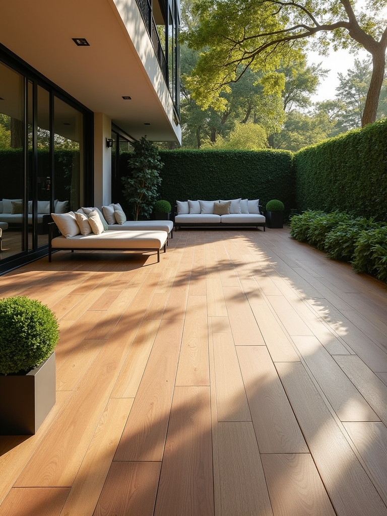sustainable wood look porcelain tiles