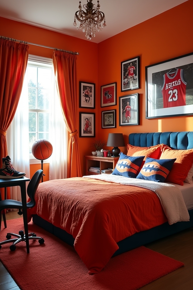 team spirit bedroom decor