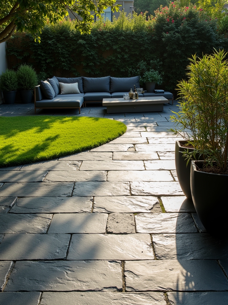 textured black slate elegance