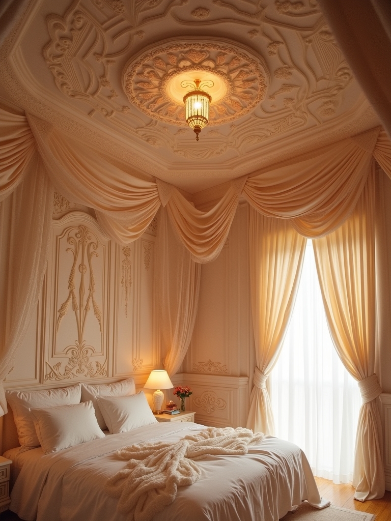 textured ceilings enhance design