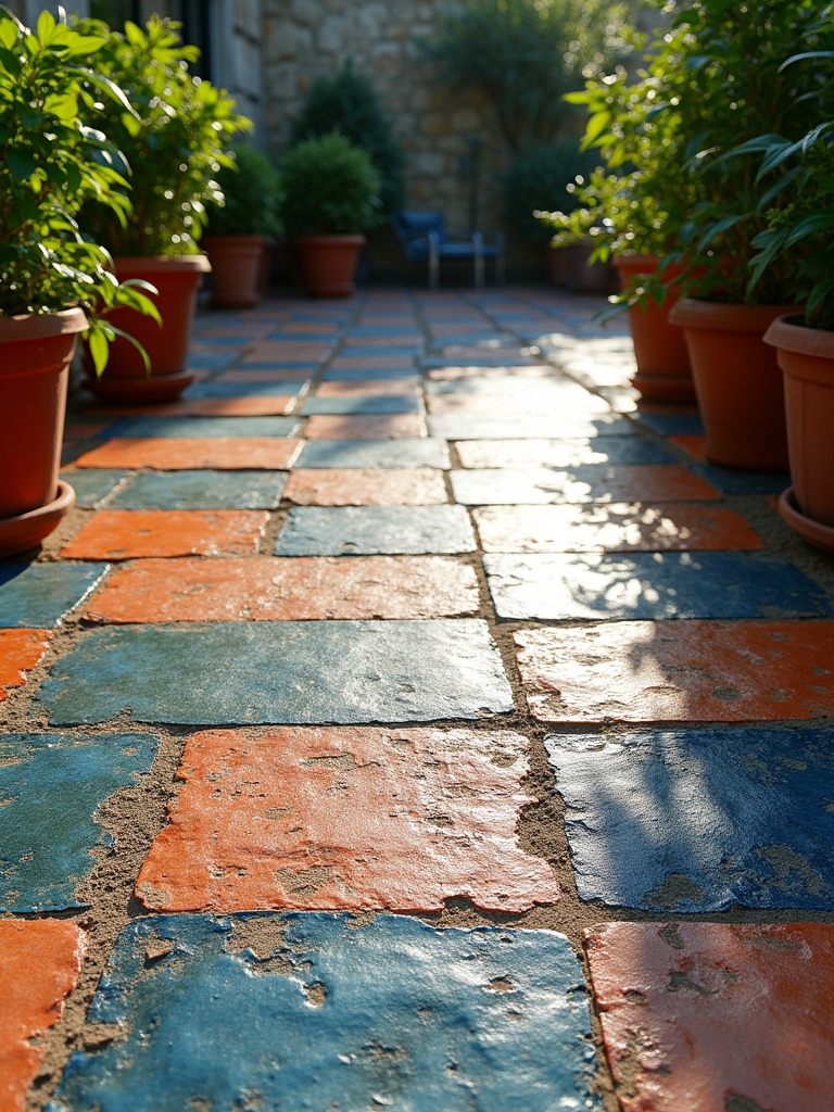 textured outdoor patio tiles