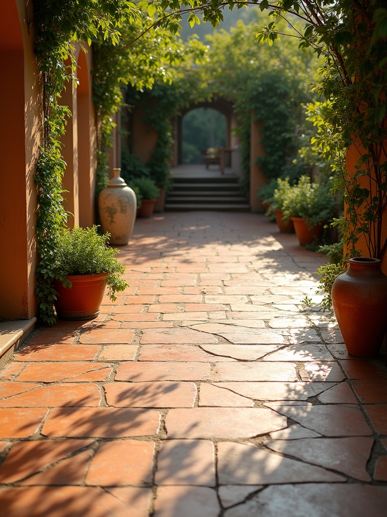 timeless mediterranean patio tiles