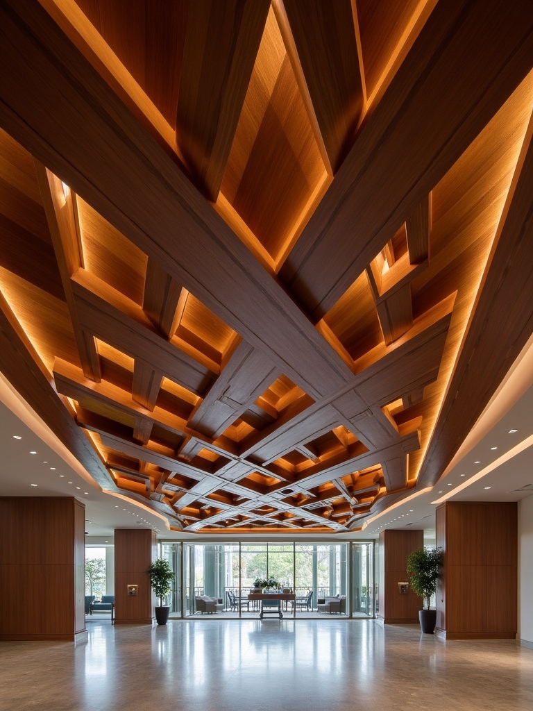 transformative geometric wood design