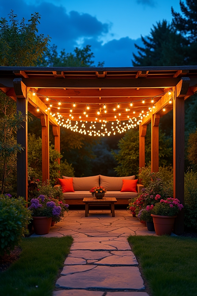 transformative outdoor lighting ambiance