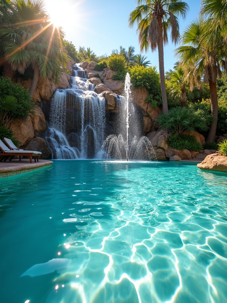 transformative pool water features