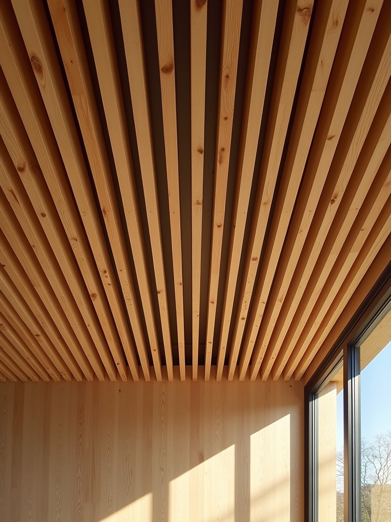 transformative wood slat ceilings