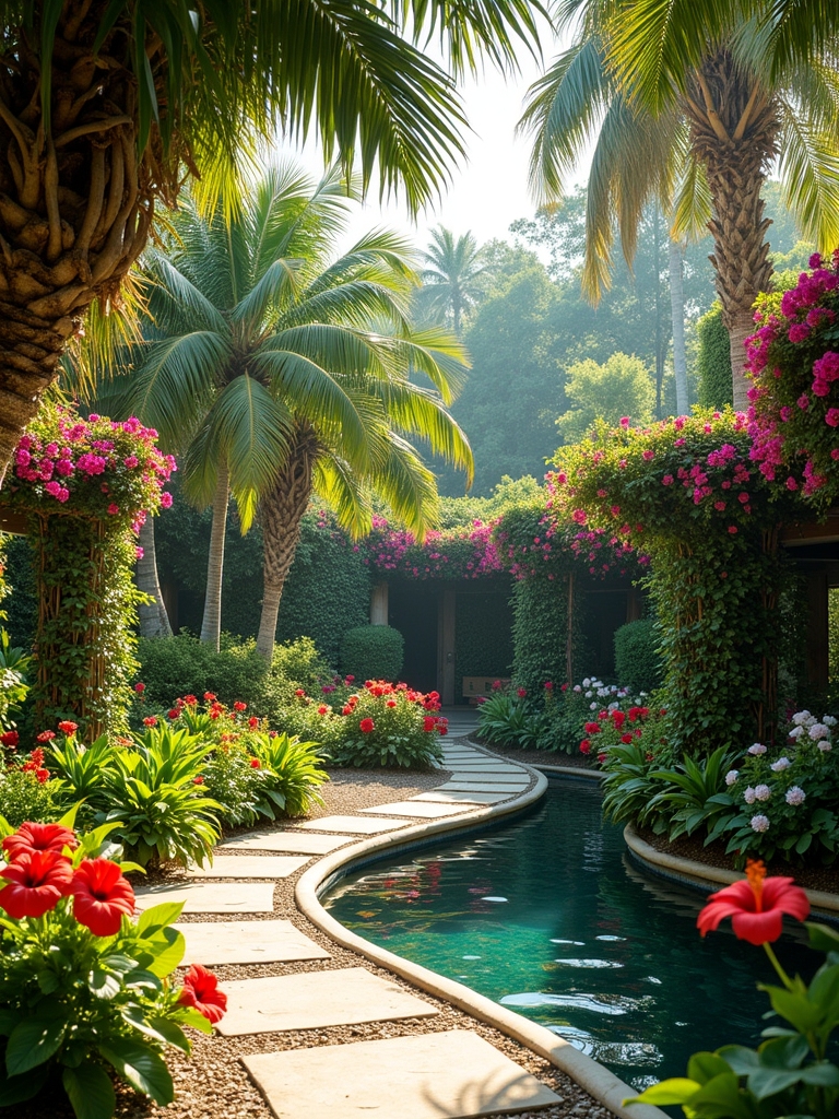 tropical garden retreat design