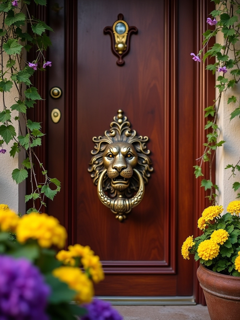 unique artistic doorknockers showcased