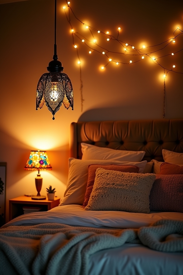 unique bedroom lighting ideas