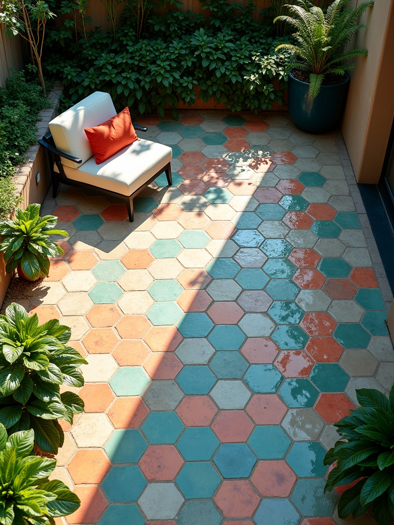 unique hexagonal tile designs