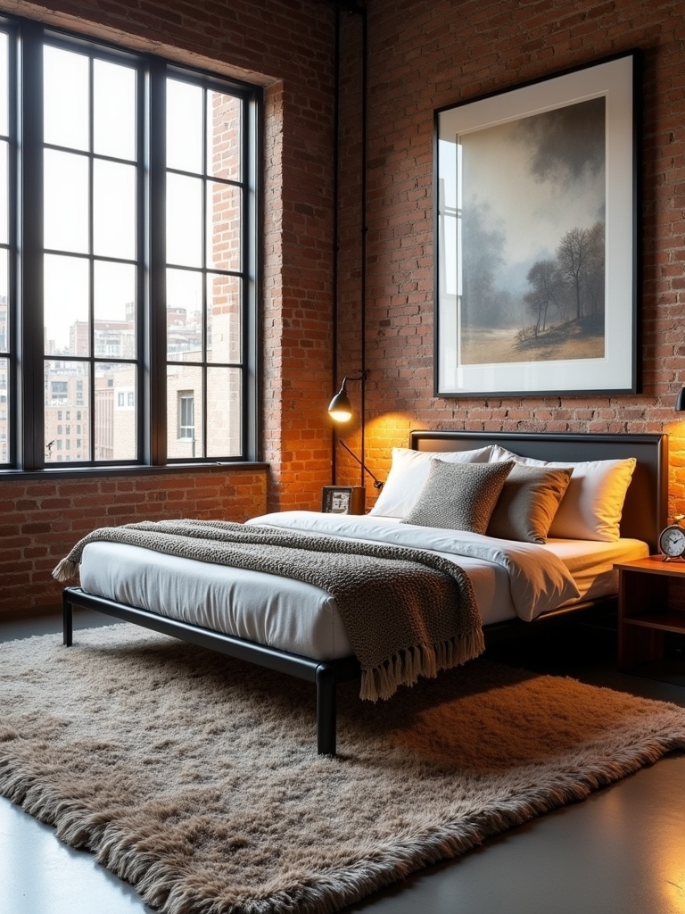 urban loft bedroom design