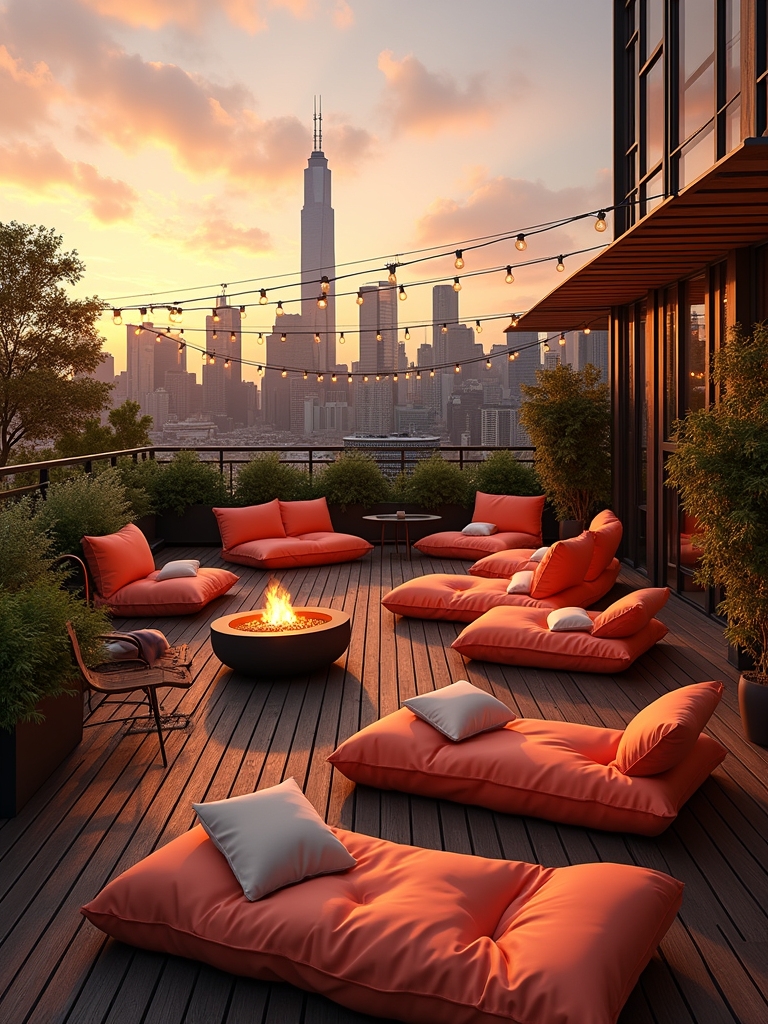 urban rooftop garden oasis