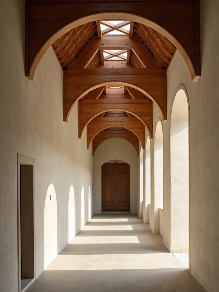 vaulted ceilings enhance space