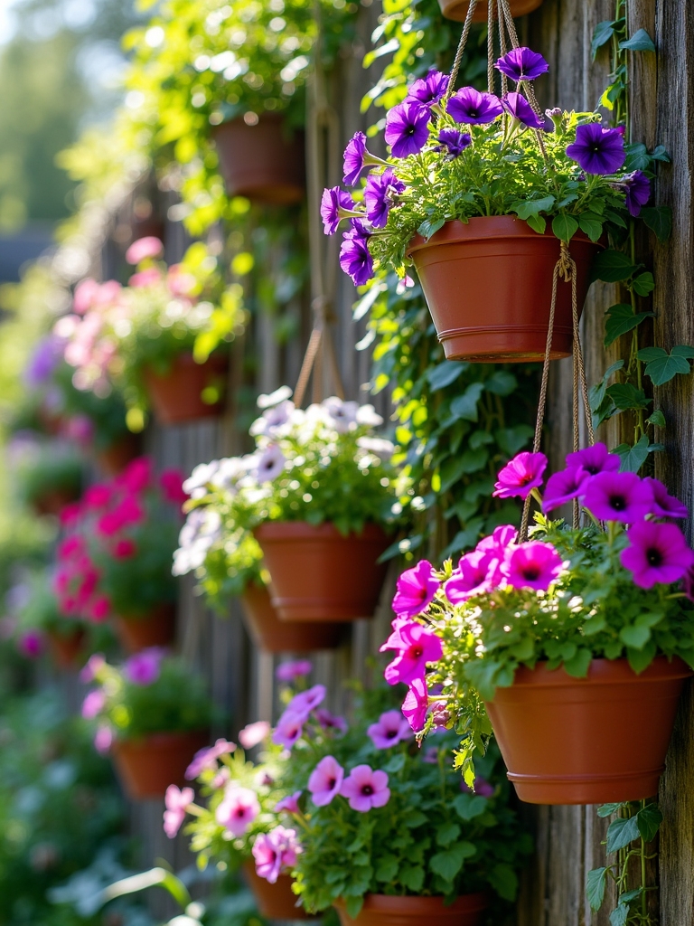 vertical garden hanging baskets
