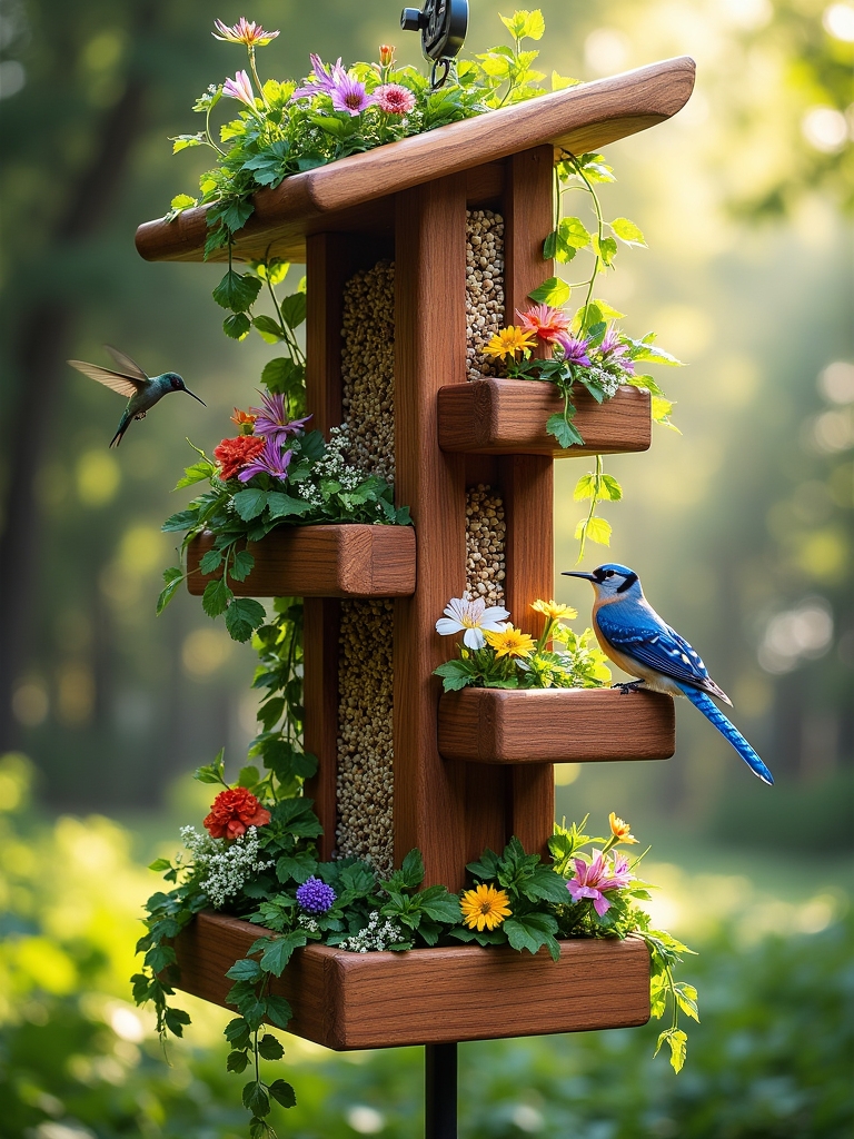 vertical gardening for birds