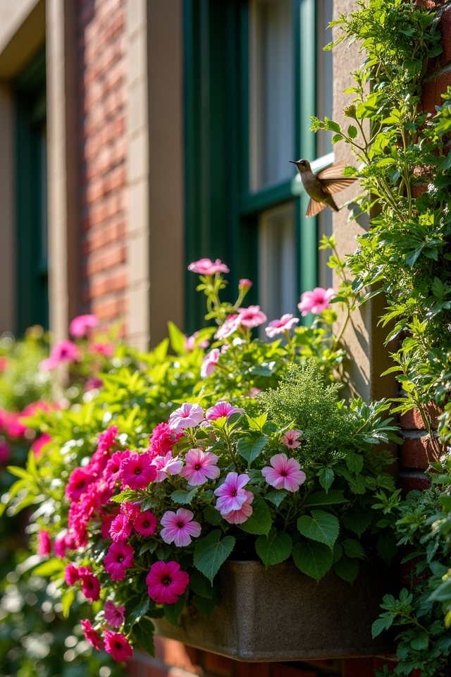 vertical gardening plant layers