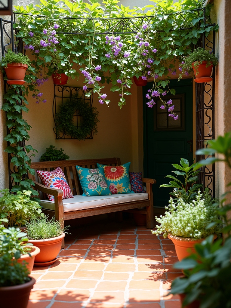 vertical greenery for patios
