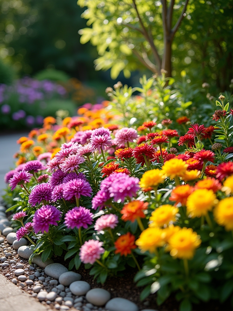 vibrant border garden design