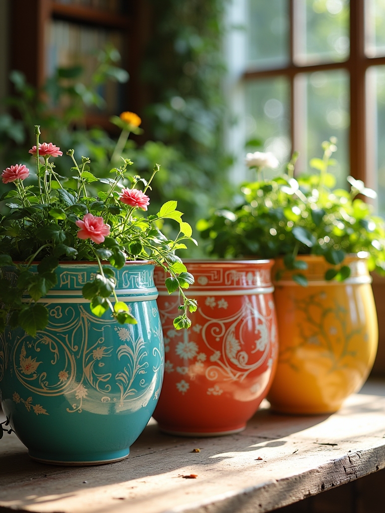 vibrant ceramic planter options