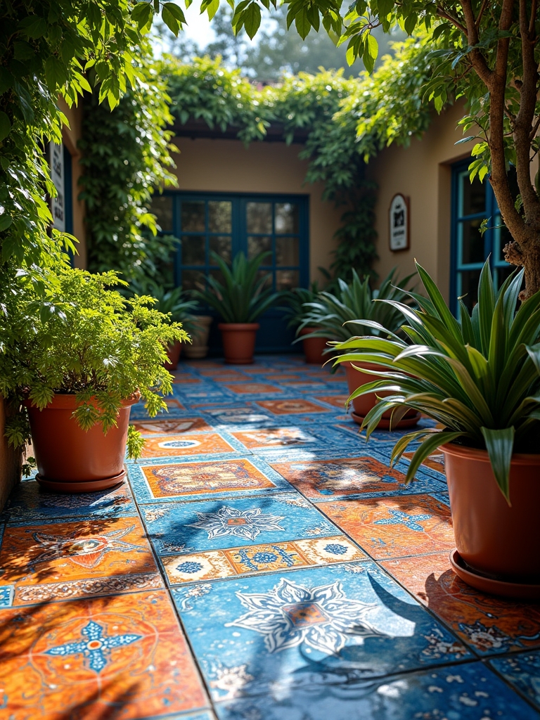 vibrant ceramic tile combinations