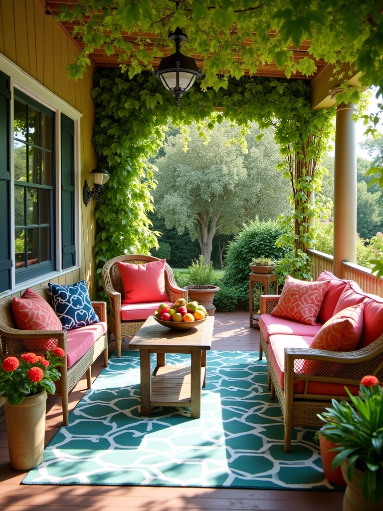 vibrant durable outdoor rugs