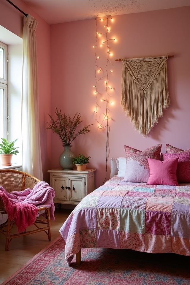 vibrant eclectic bohemian bedroom