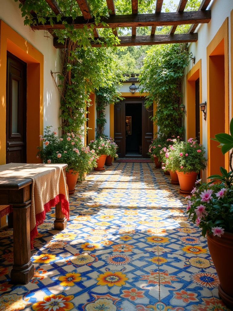 vibrant handcrafted spanish tiles