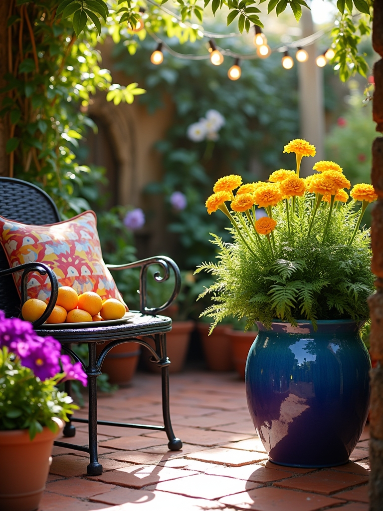 vibrant patio garden decor