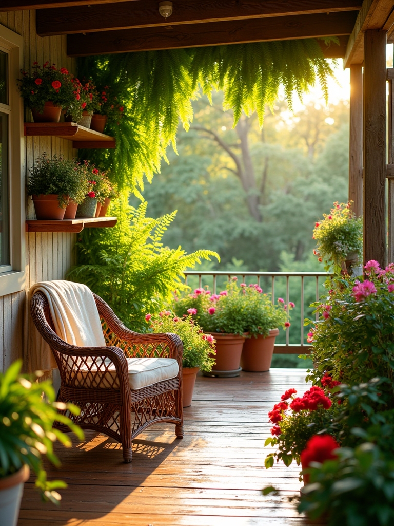 vibrant potted plant oasis