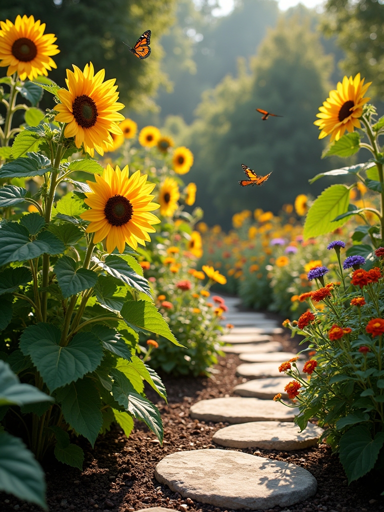 vibrant sunflower varieties bloom