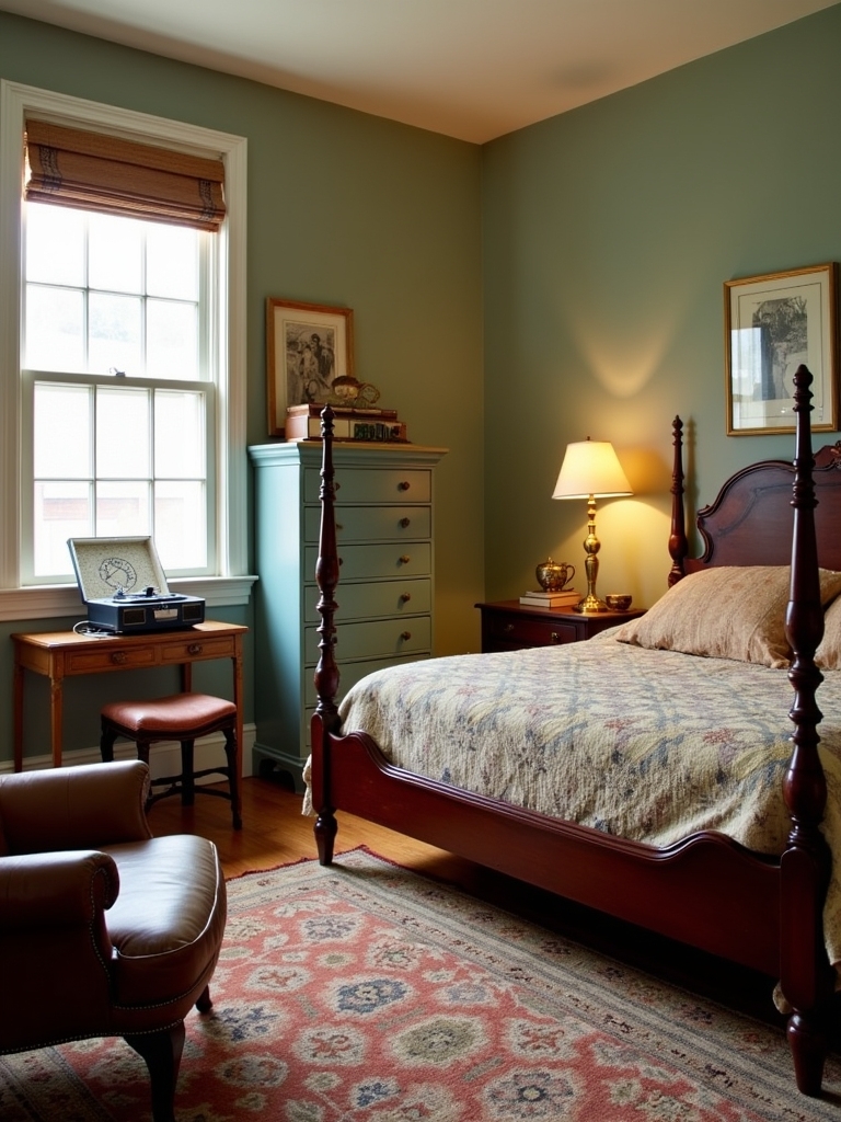 vintage bedroom decor elements