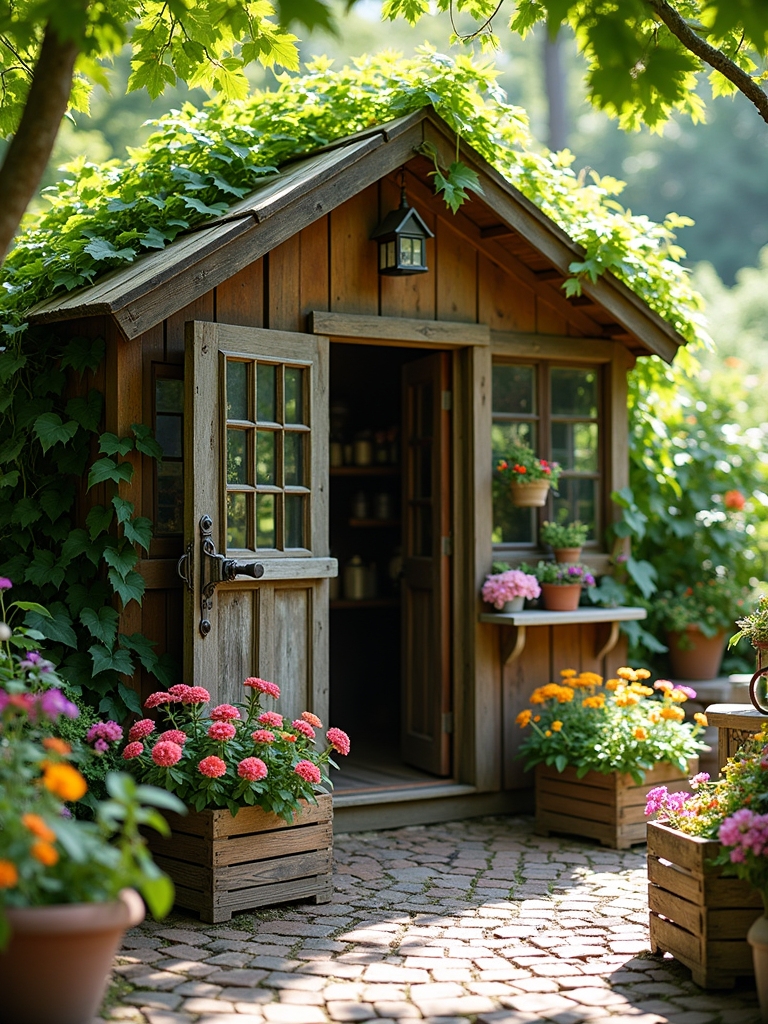 vintage decor for gardens