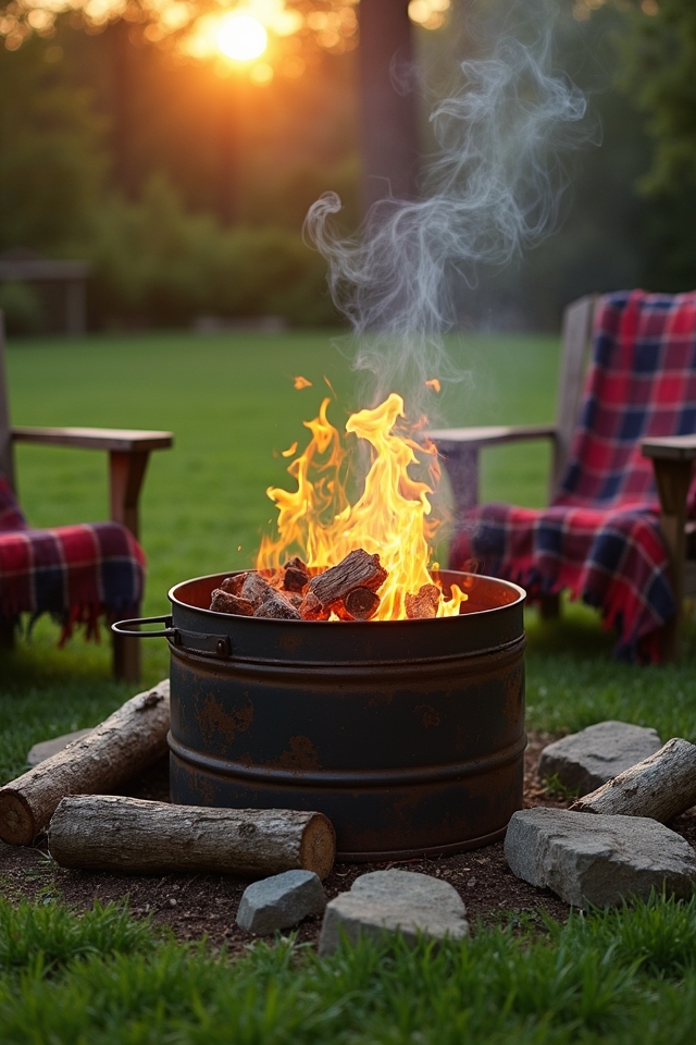 vintage fire pit ideas
