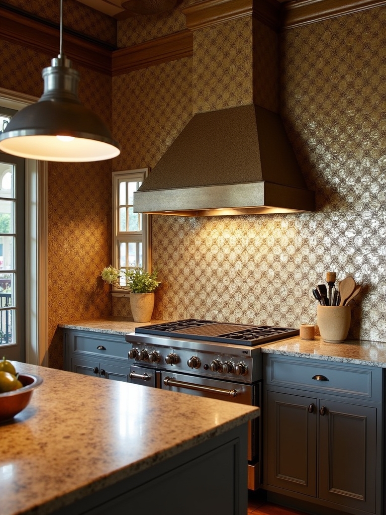vintage metallic ceiling tiles