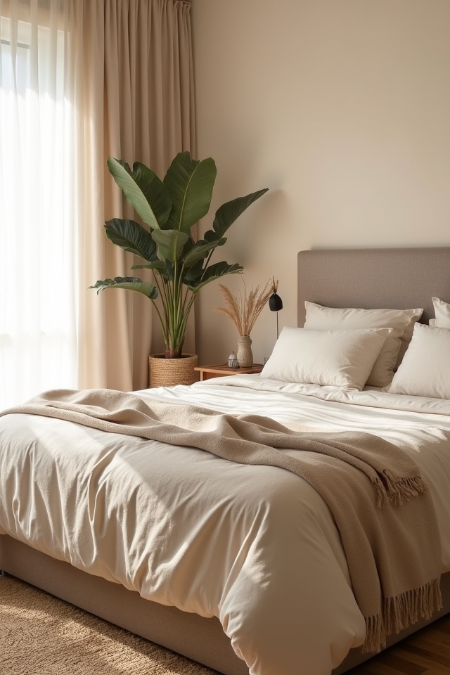 warm neutrals create coziness
