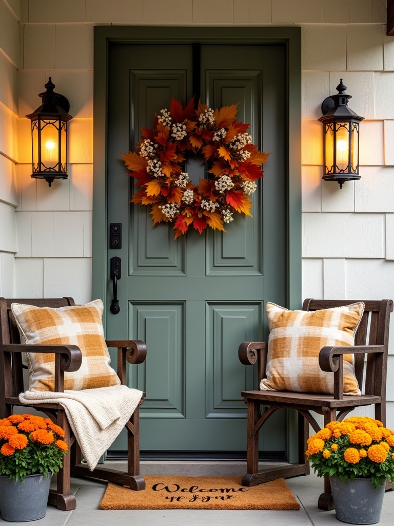 welcoming outdoor bench seating