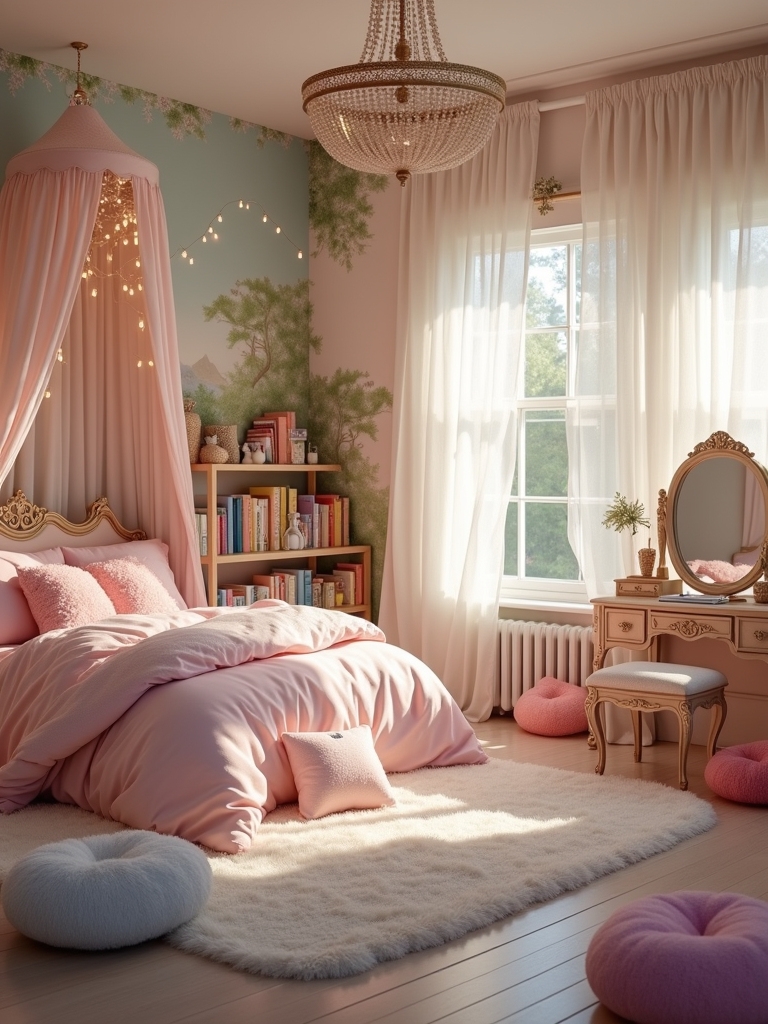 whimsical bedroom fairy tale