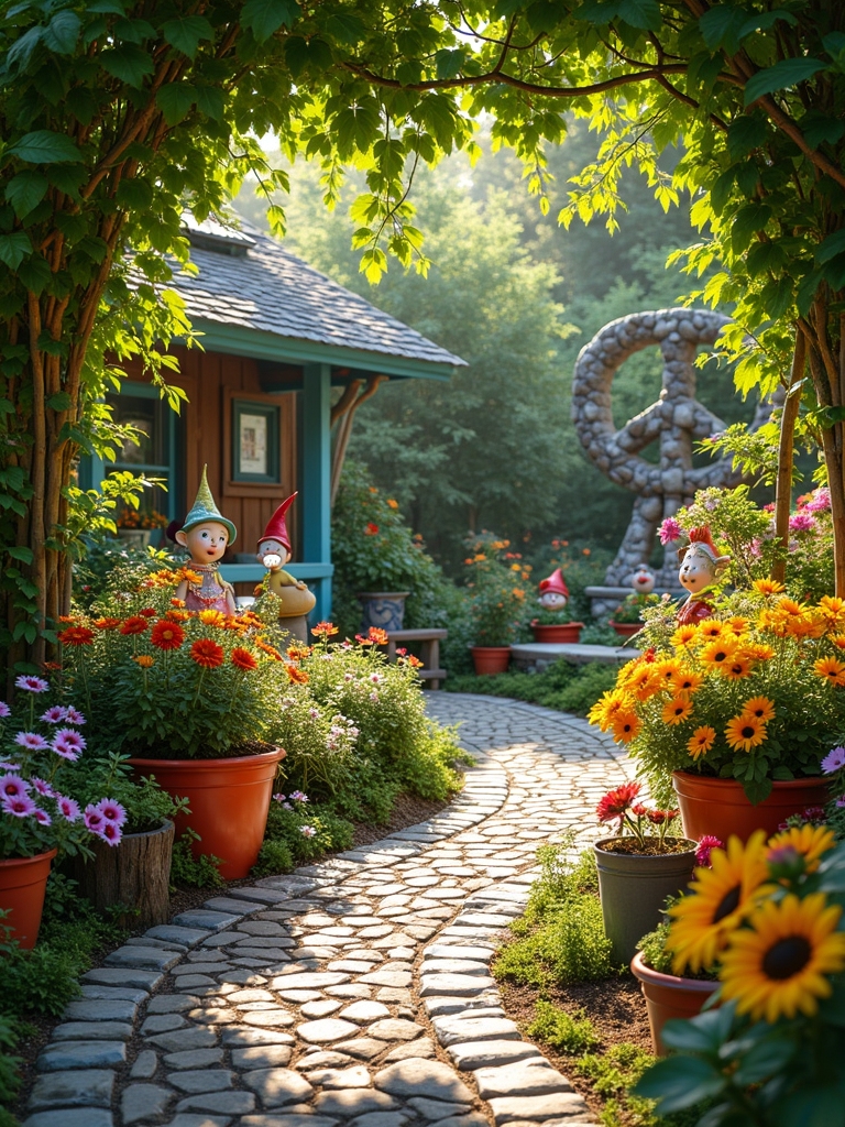 whimsical garden statue ideas
